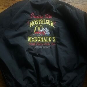 One of a kind rock n roll Mcdonalds cruise night coat